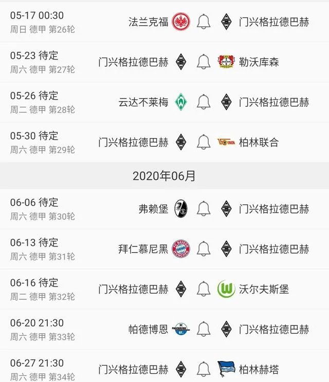 德甲官方宣布将于5月16日正式重启，你有什么想说的？