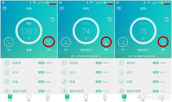 家用BMI监测：YUNMAI 云麦好轻 Color智能体脂秤使用报告书