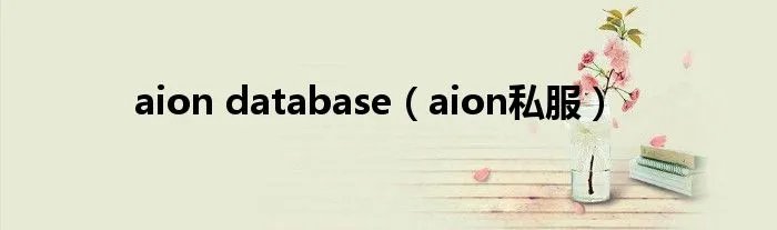 aion database（aion私服）