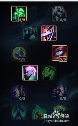 英雄联盟新英雄天赋加点图