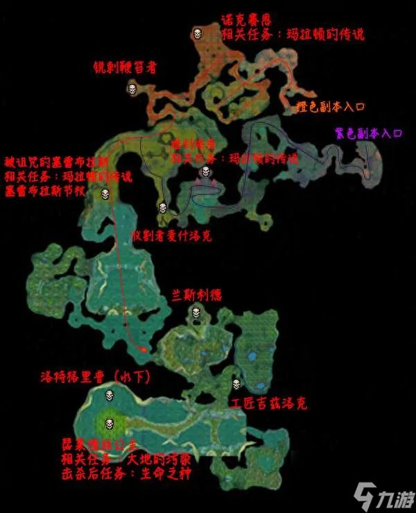 魔兽世界玛拉顿地图详解及路线走法 boss在哪里和入口详解