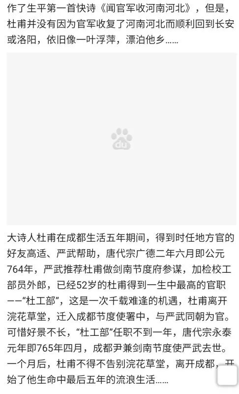 杜甫来到成都之后当地的都督让杜甫做什么？