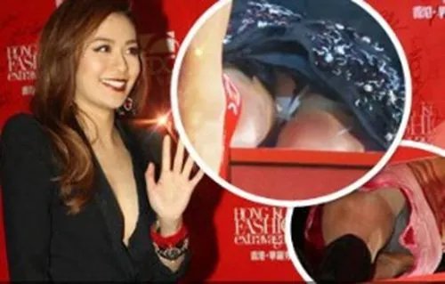 江若琳走光露卫生巾图，江若琳整容前什么样子