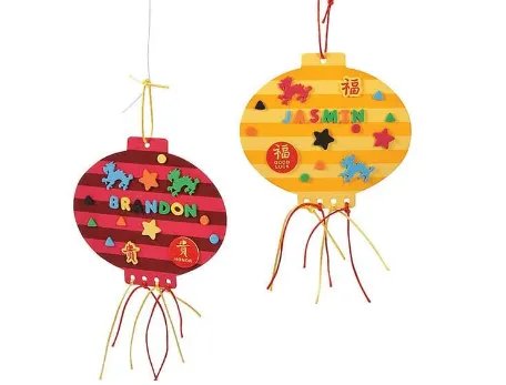 2019手工元宵花灯图片 元宵节儿童手工灯笼图片大全