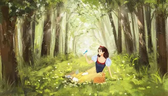 白雪公主与七个小矮人的故事