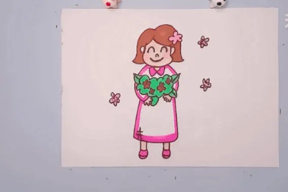 三八妇女节的图片怎么画