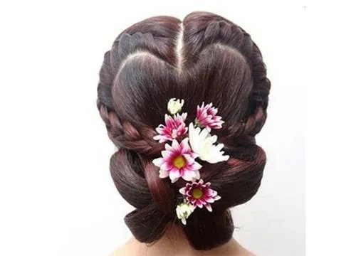 新娘编发发型哪种好看  美丽的新娘编发造型推荐