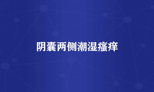 阴囊两侧潮湿瘙痒