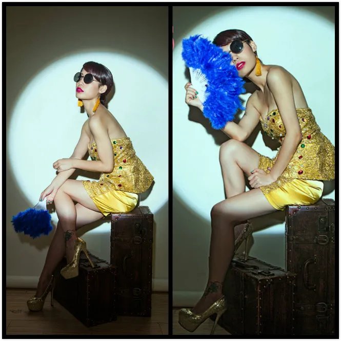 51游戏社区美女主播：她是豆子 霸气侧漏