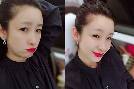 秦海璐微博卖萌很撩人 晒自拍面露微笑气场强大