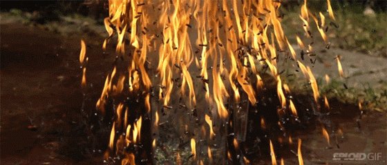 场面壮观！视频：如果6000根火柴同时烧起来会怎样