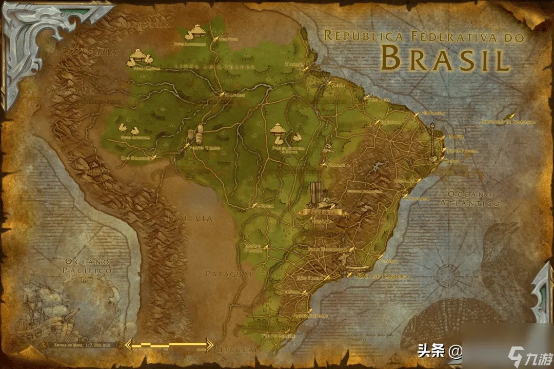 魔兽世界各国地图详解 全球地图分布与特 *** 域介绍