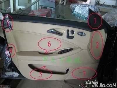 汽车门板怎么拆 汽车门板拆卸方法