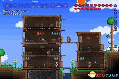 泰拉瑞亚房子设计图大全 泰拉瑞亚别墅设计图汇总