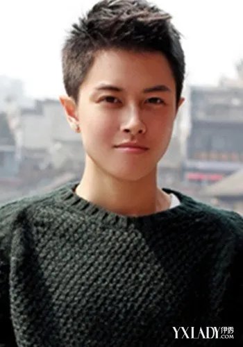 福建农大帅t短发发型铲两边了吗女生也能帅成这样