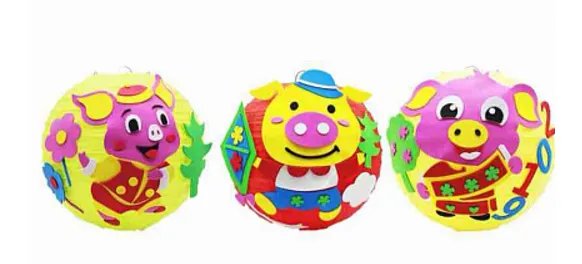 2019手工元宵花灯图片 元宵节儿童手工灯笼图片大全