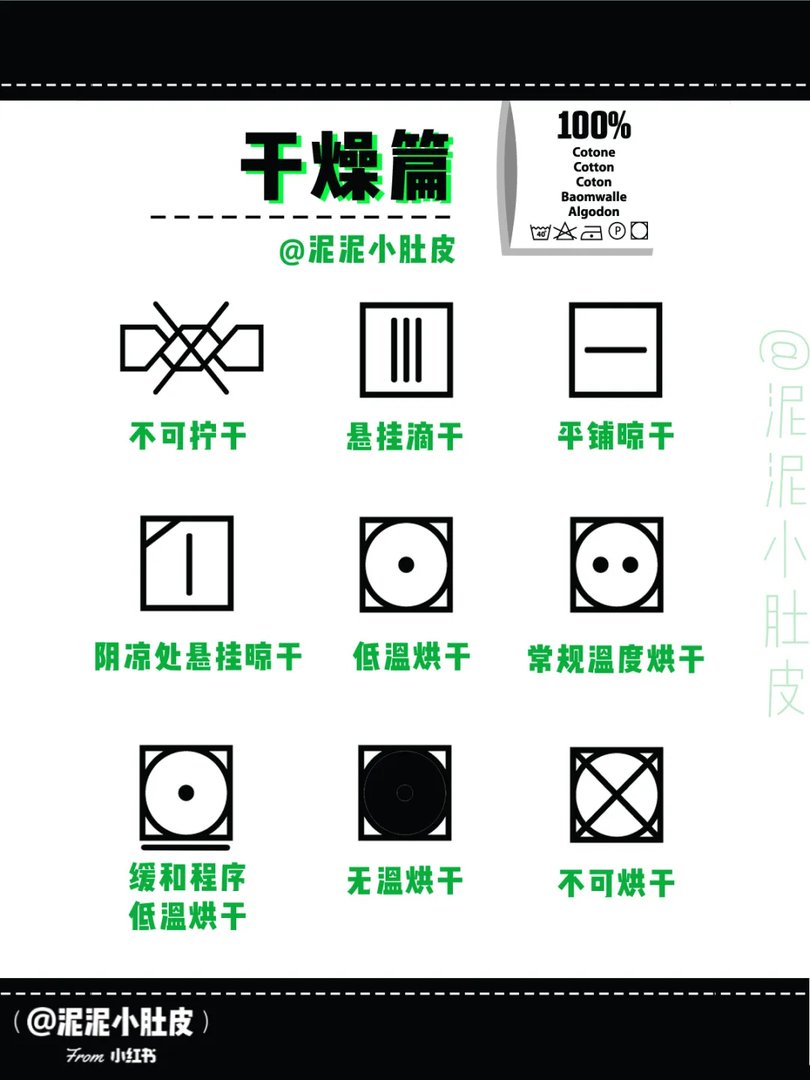 干货 | 水洗标全部看懂！建议收藏