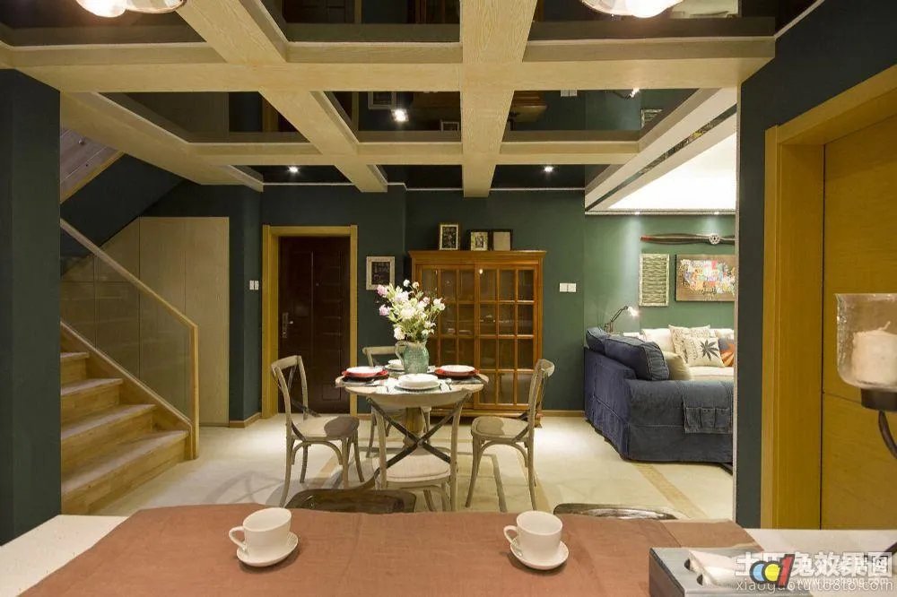 大厅有横梁装修设计该怎么办？