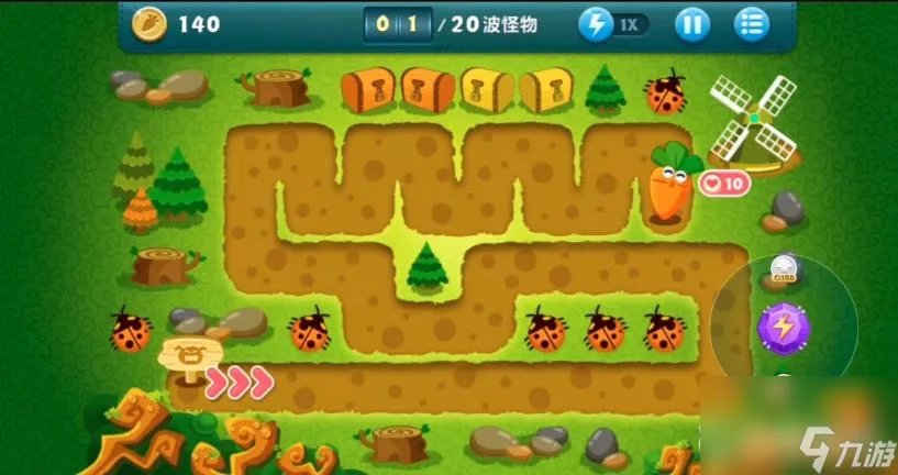 保卫萝卜第31层怎么过   保卫萝卜道具全清