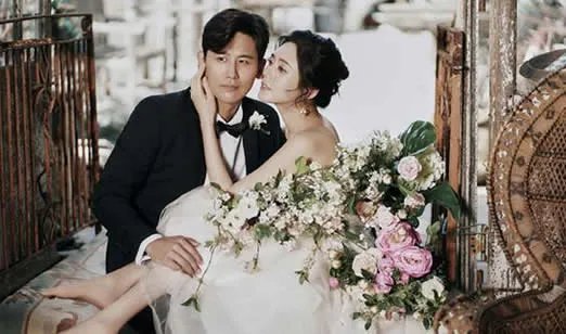 秋瓷炫婚纱照曝光：诠释了什么叫做美如画