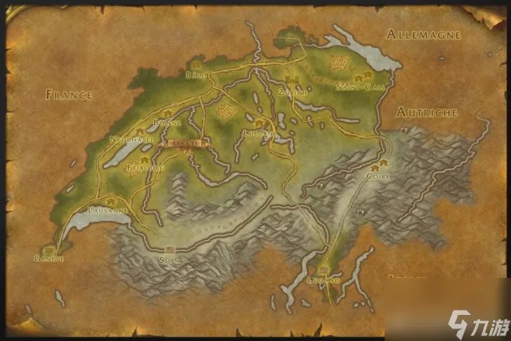 魔兽世界各国地图详解 全球地图分布与特 *** 域介绍