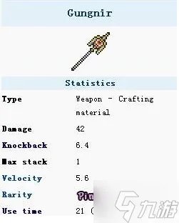 泰拉瑞亚永恒之枪怎么获得 永恒之枪制作及获取攻略