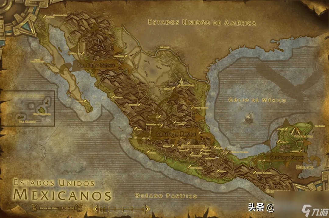 魔兽世界各国地图详解 全球地图分布与特 *** 域介绍