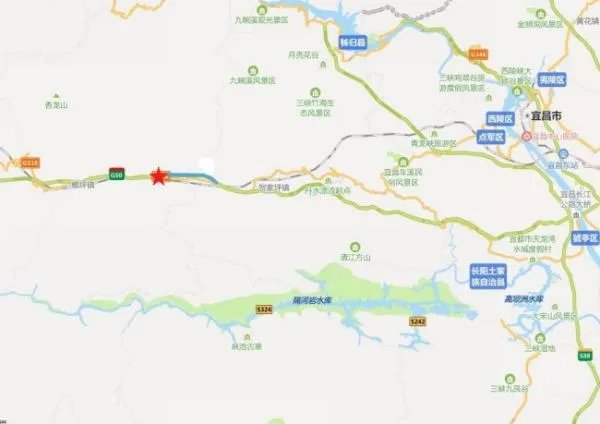 沪渝高速1257公里050米沪渝向是哪段？