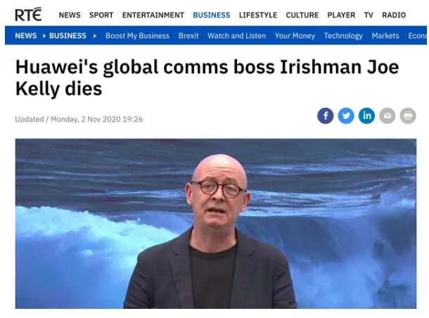 华为55岁外籍副总裁在深圳去世了？