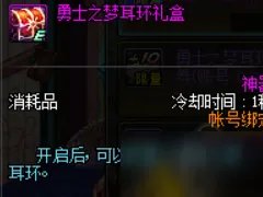 DNF勇士之梦耳环属性怎么样 勇士之梦耳环获取方式