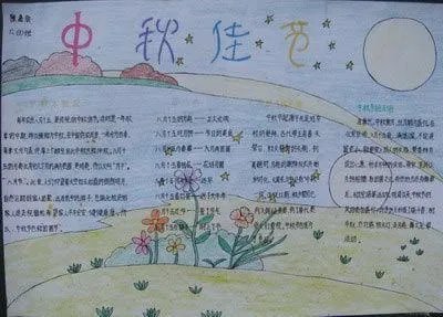 中秋节手抄报内容简写