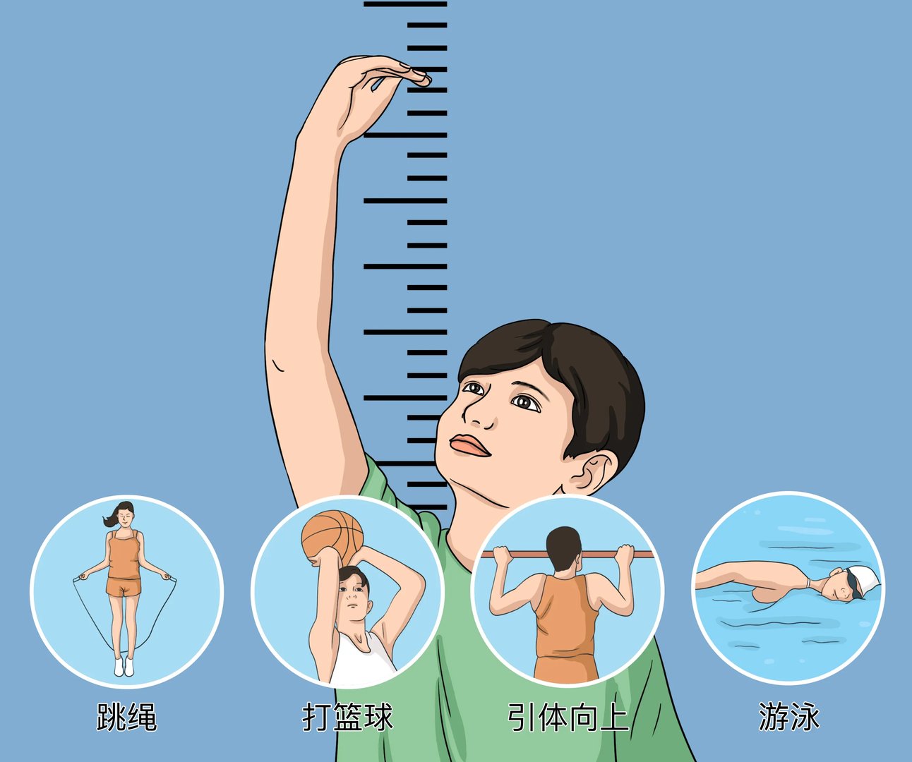 做什么运动能长高