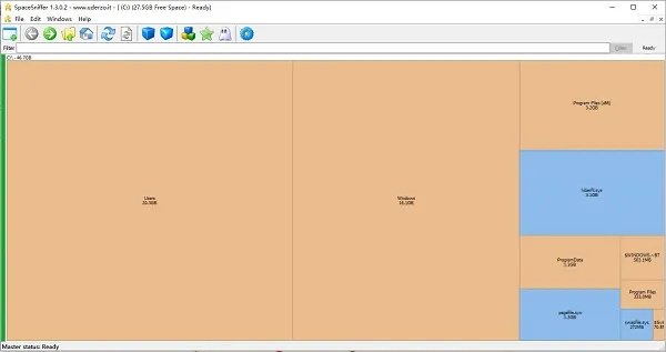 spacesniffer清理C盘哪些可以删除