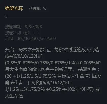 《英雄联盟》殇之木乃伊阿木木技能加点推荐