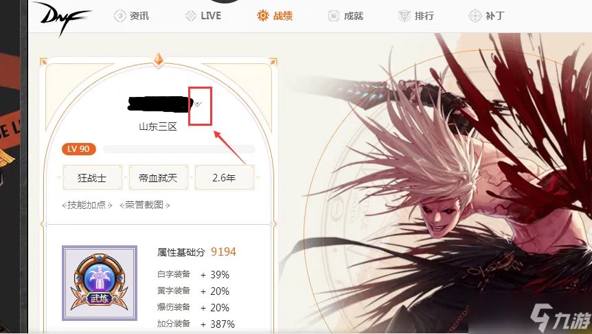 DNF角色查询功能在哪