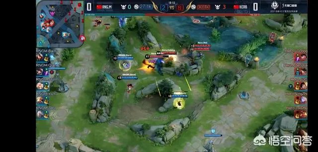 RNGM被hero击溃，全队梦游无状态，ZERO两次原地金身，解说调侃“真好看”，他是演员吗？