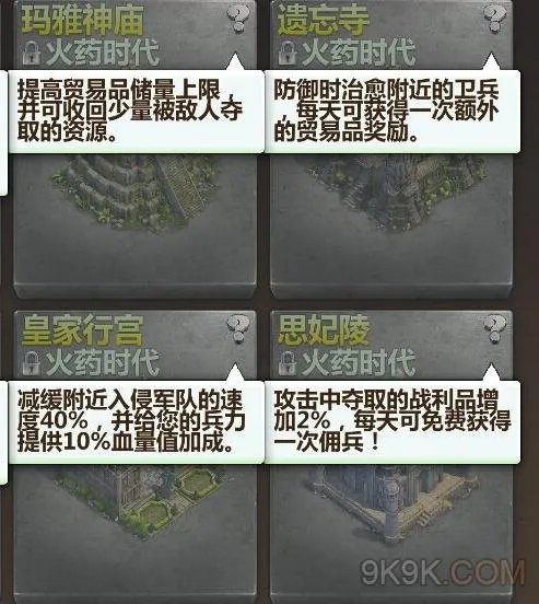 战争与文明火药时代奇迹选什么好