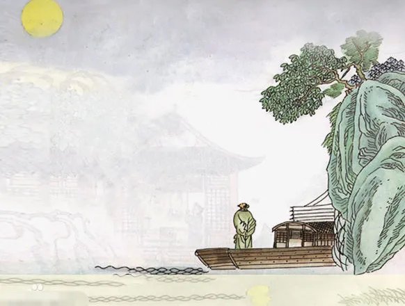 野旷天低树,江清月近人出自哪首诗中的名句