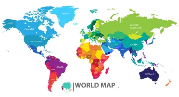 地图的英文是什么？