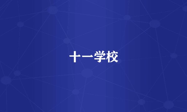 十一学校