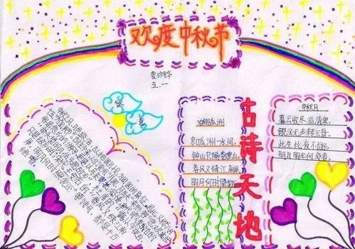 中秋节手抄报内容简写