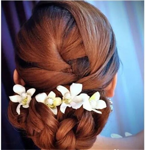 新娘编发发型哪种好看  美丽的新娘编发造型推荐