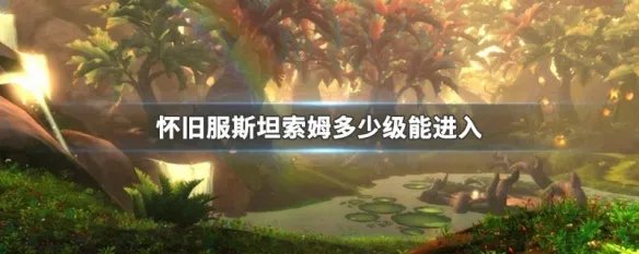 怀旧服斯坦索姆多少级能进入