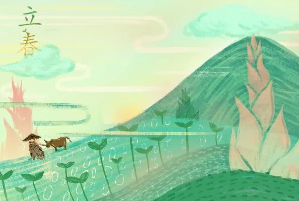 2020立春祝福语图片 2020年微信祝福带图片