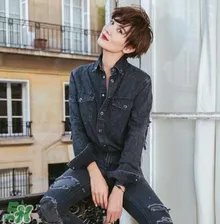 明星短发发型图片2017女 短发明星图片2017女