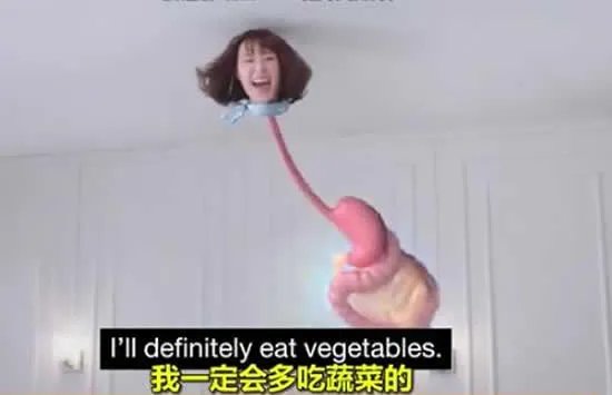 泰国广告是如何劝你吃蔬菜的 网友:用意是好的就是太吓人了!