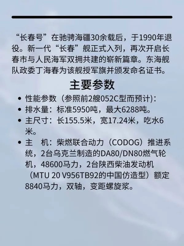 150长春号导弹驱逐舰